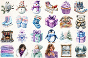 Winter Wonderland Igloo Clipart, an Illustration by Libby Wishes (Thumbnail 3 of 7)