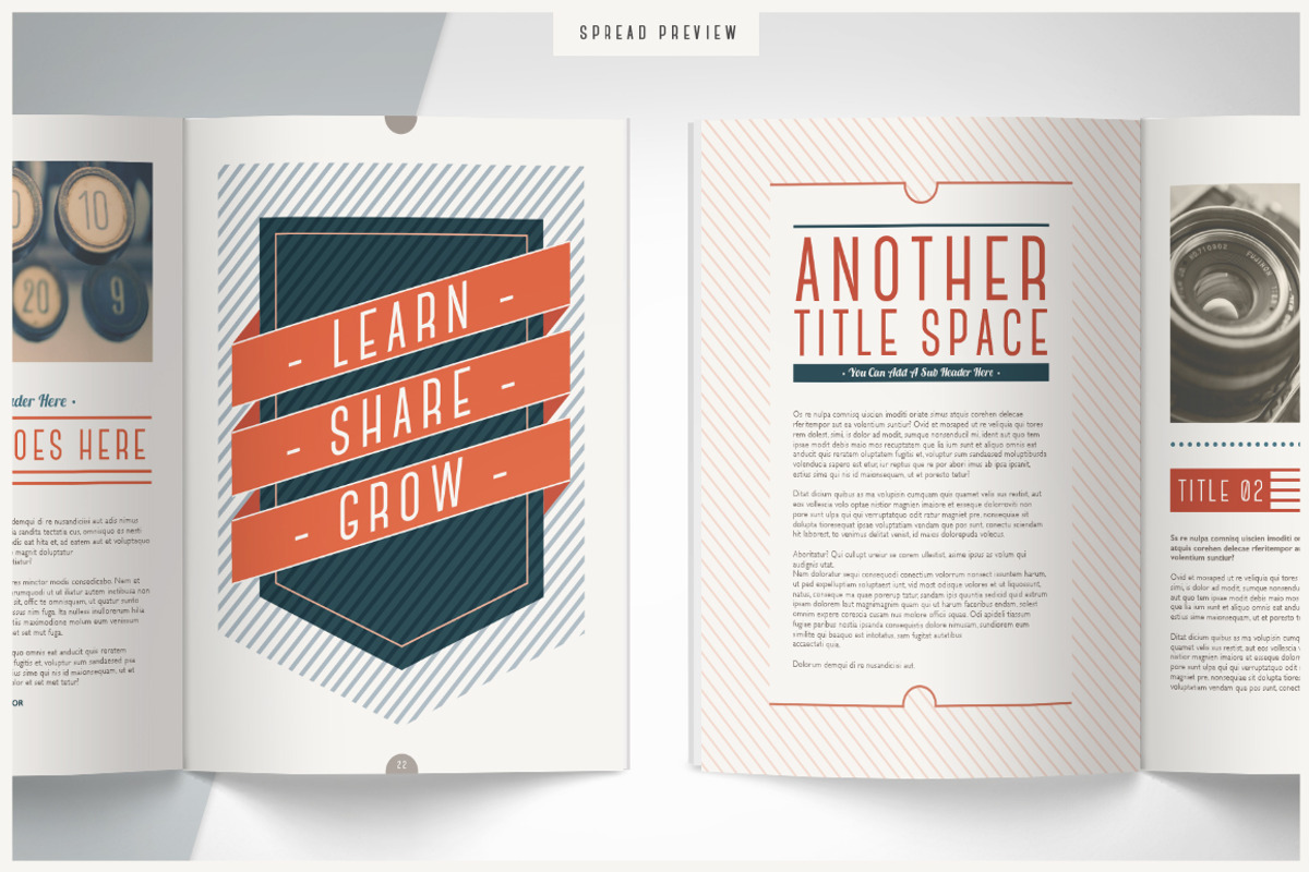 RETRO | Magazine, a Magazine Template by Marigold Studios (Photo 7 of 10)