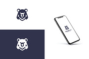 Monochrome Polar Bear Logo Design, a Branding & Logo Template by Artnivora.Std (Thumbnail 2 of 4)