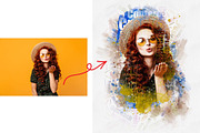 Typography Portrait Artistic Effect, an Action Add-On by MRI STUDIO (Thumbnail 2 of 28)