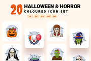 Halloween & Horror Character icons, an Icon by Ragul Creates (Thumbnail 1 of 6)