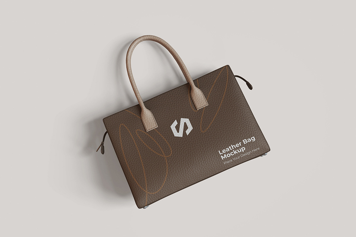 Leather Bag Mockup, a Product Mockup by MrLetters (Photo 4 of 5)