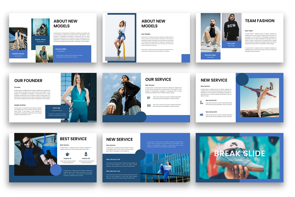 Claxton – Fashion PowerPoint, a Presentation Template by kreatifreya (Photo 4 of 5)