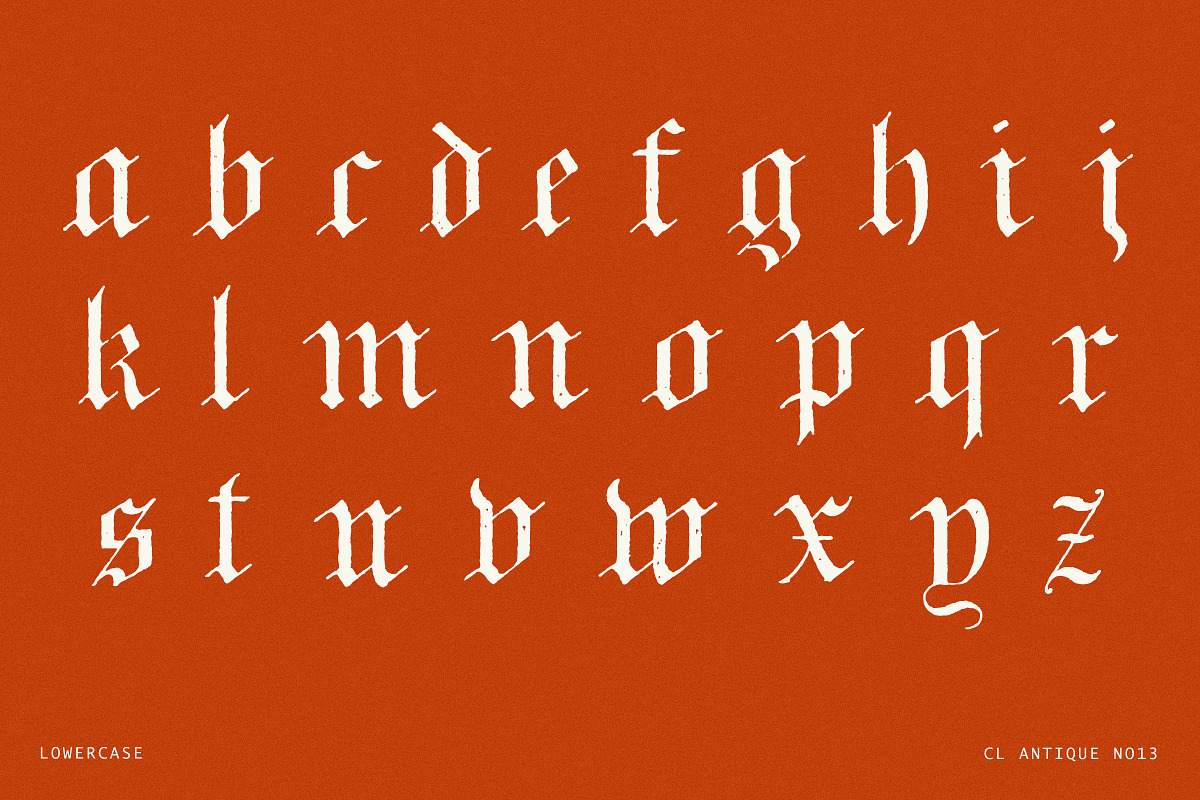 Antique Blackletter Font - No.13, a Blackletter Font by Century Library (Photo 5 of 5)