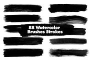 Watercolor Stroke Photoshop Brushes, a Brush Add-On by INTENTFX (Thumbnail 1 of 4)