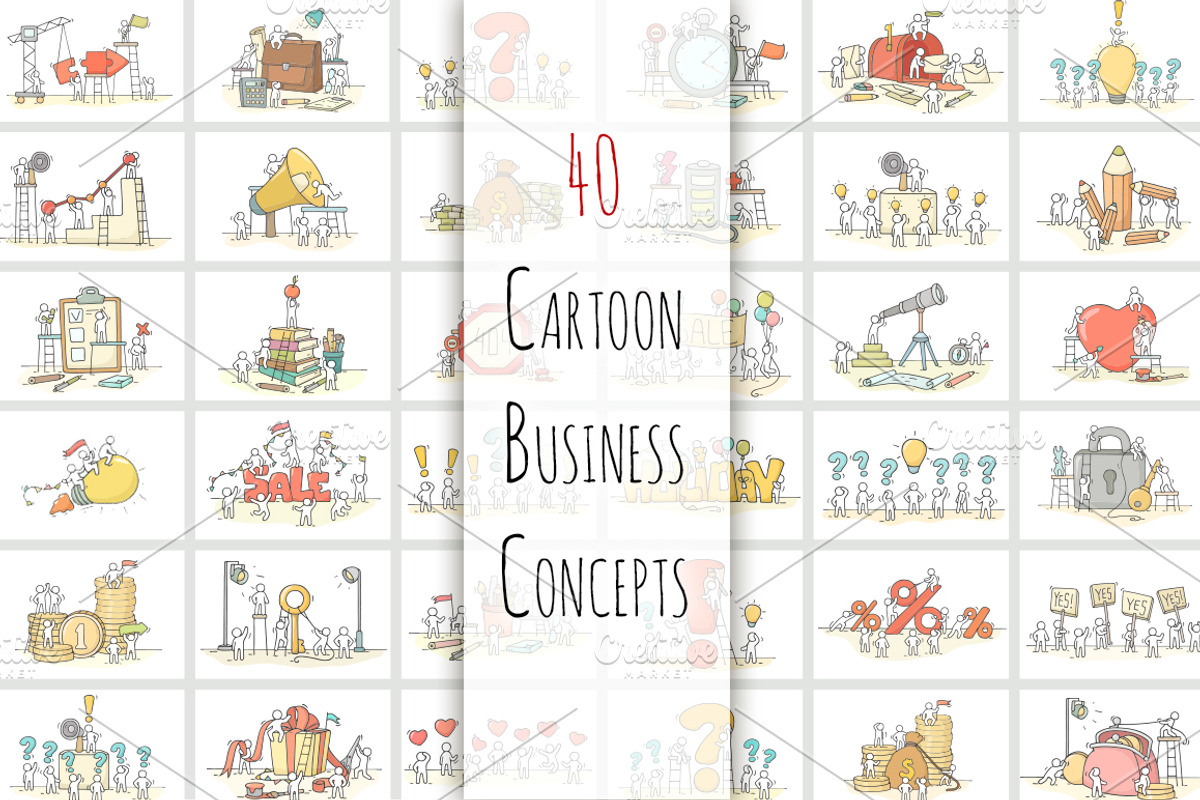 Business concepts with people #3, a Finance Illustration by Sapunkele (Photo 1 of 3)