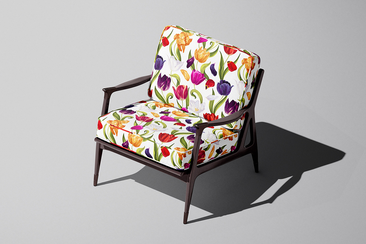 Colorful Tulips Seamless Pattern, a Pattern Graphic by MarynaPetrovska (Photo 6 of 16)