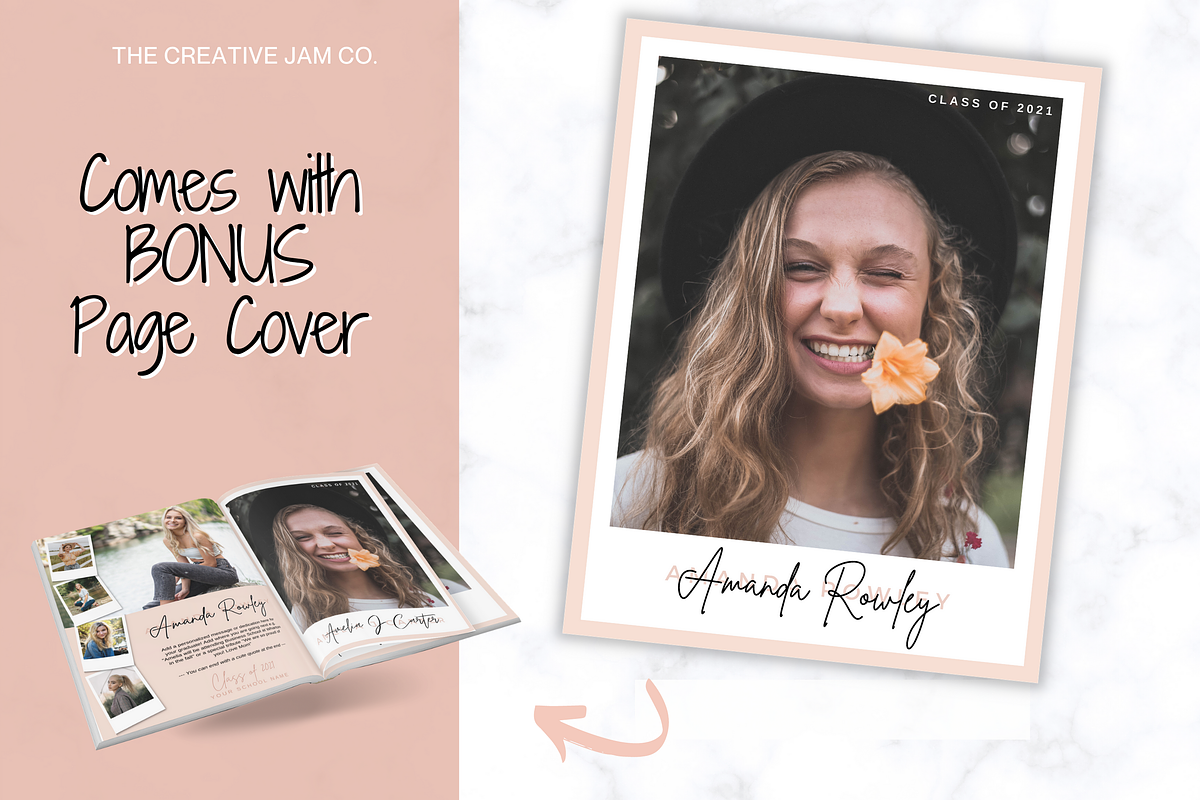 Graduation Yearbook Ad Template, a Magazine Template by Templatables (Photo 4 of 8)