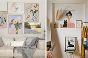MIXED PRINTS WAll ART GALLERY, a Background Graphic by lerinartstudio (Thumbnail 12 of 13)