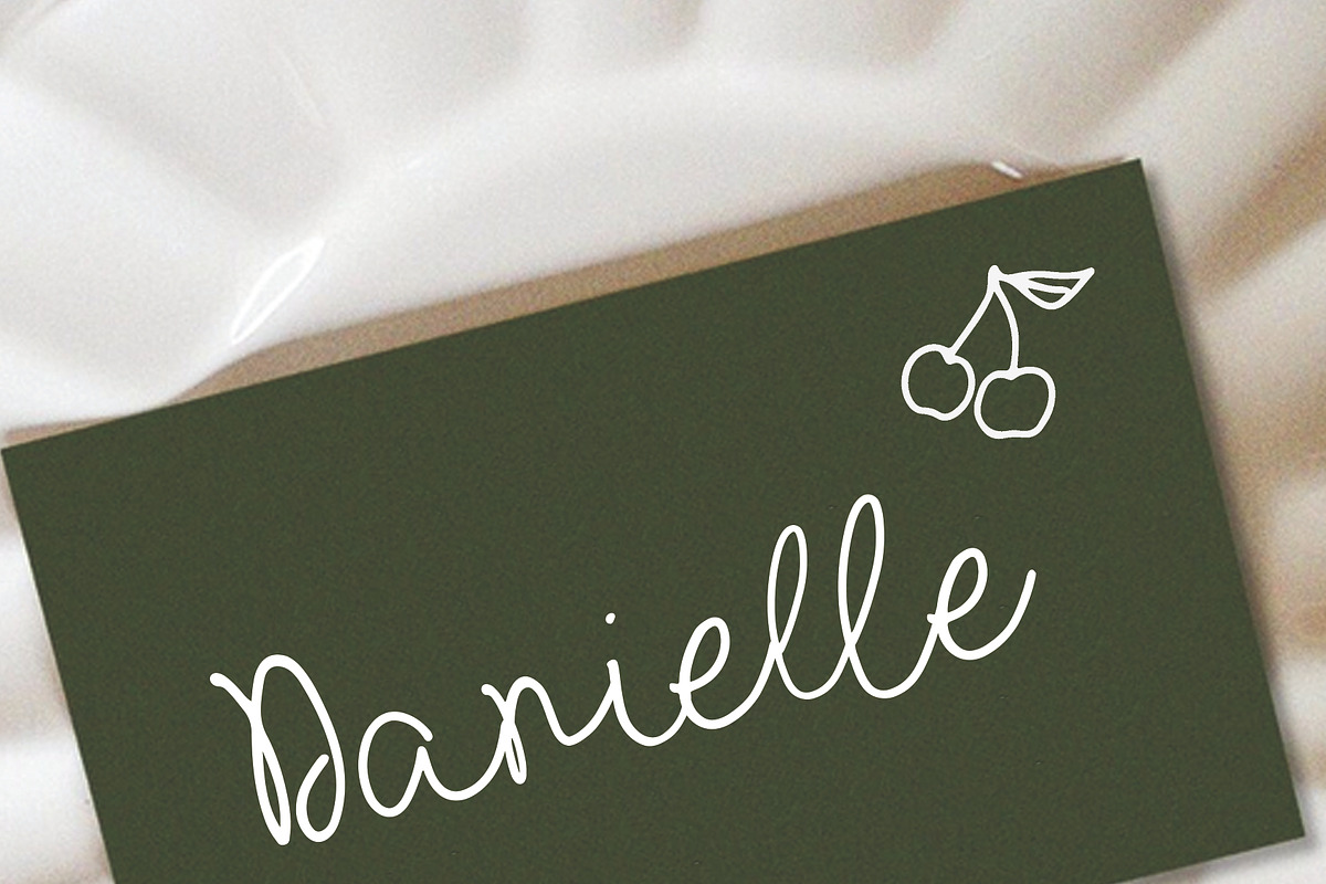 Romantic Boutique Whimsical Script, a Handwritten Font by Amalia Calligraphy (Photo 3 of 7)