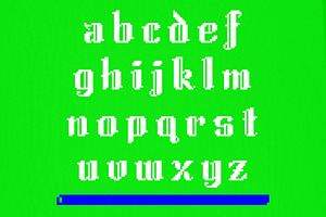 Quellux Antique - Pixel Blackletter