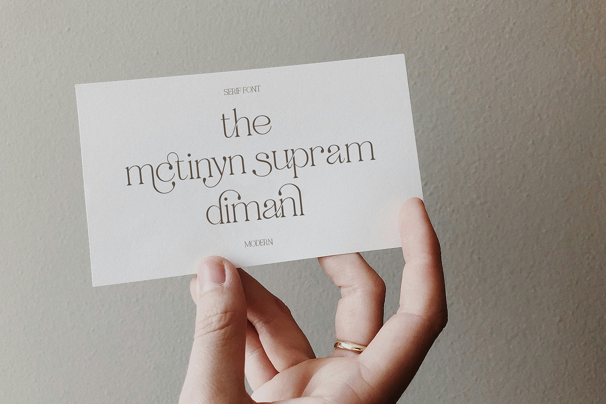 Ragille MODERN LIGATUR TYPFACE, a Serif Font by BOOSH Studio (Photo 8 of 12)