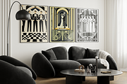 Art Deco Wedding Posters Wall Art, a Person Illustration by Blynn Pippen (Thumbnail 10 of 10)