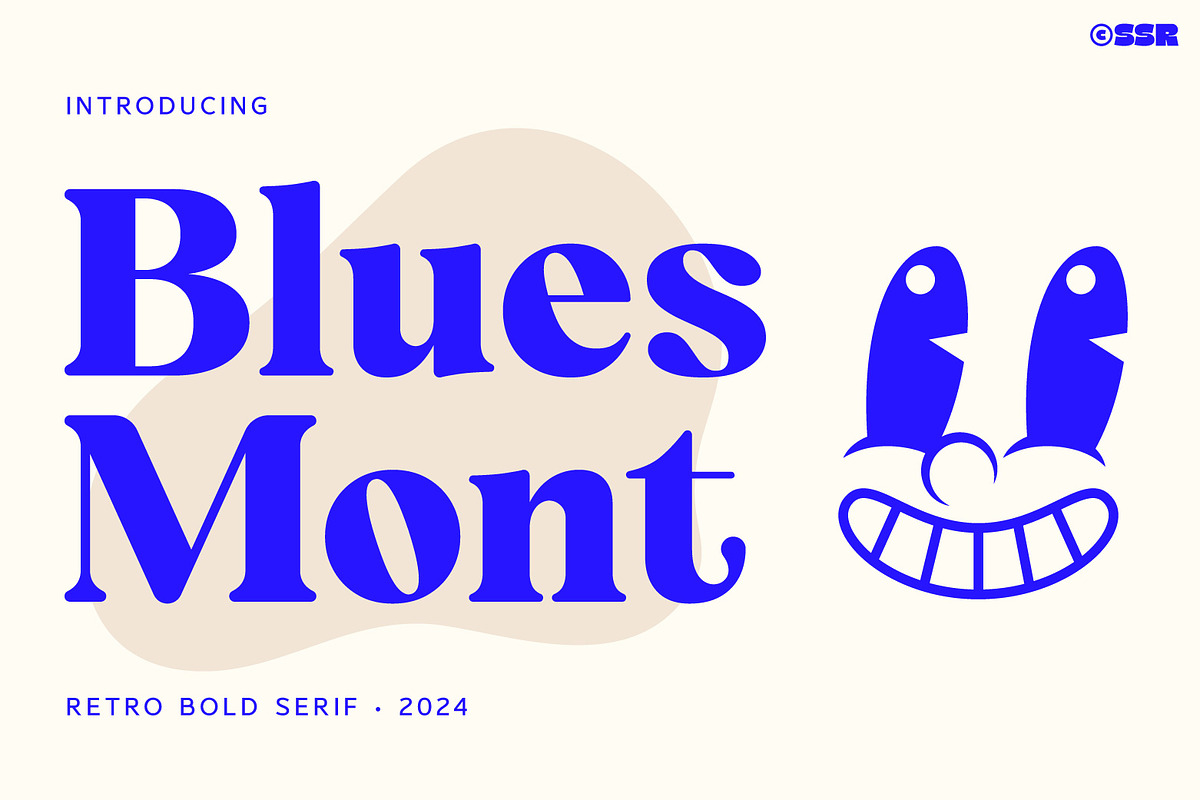 SS Bluesmont - Bold Retro Serif, a Serif Font by Typocracy Studio (Photo 1 of 13)