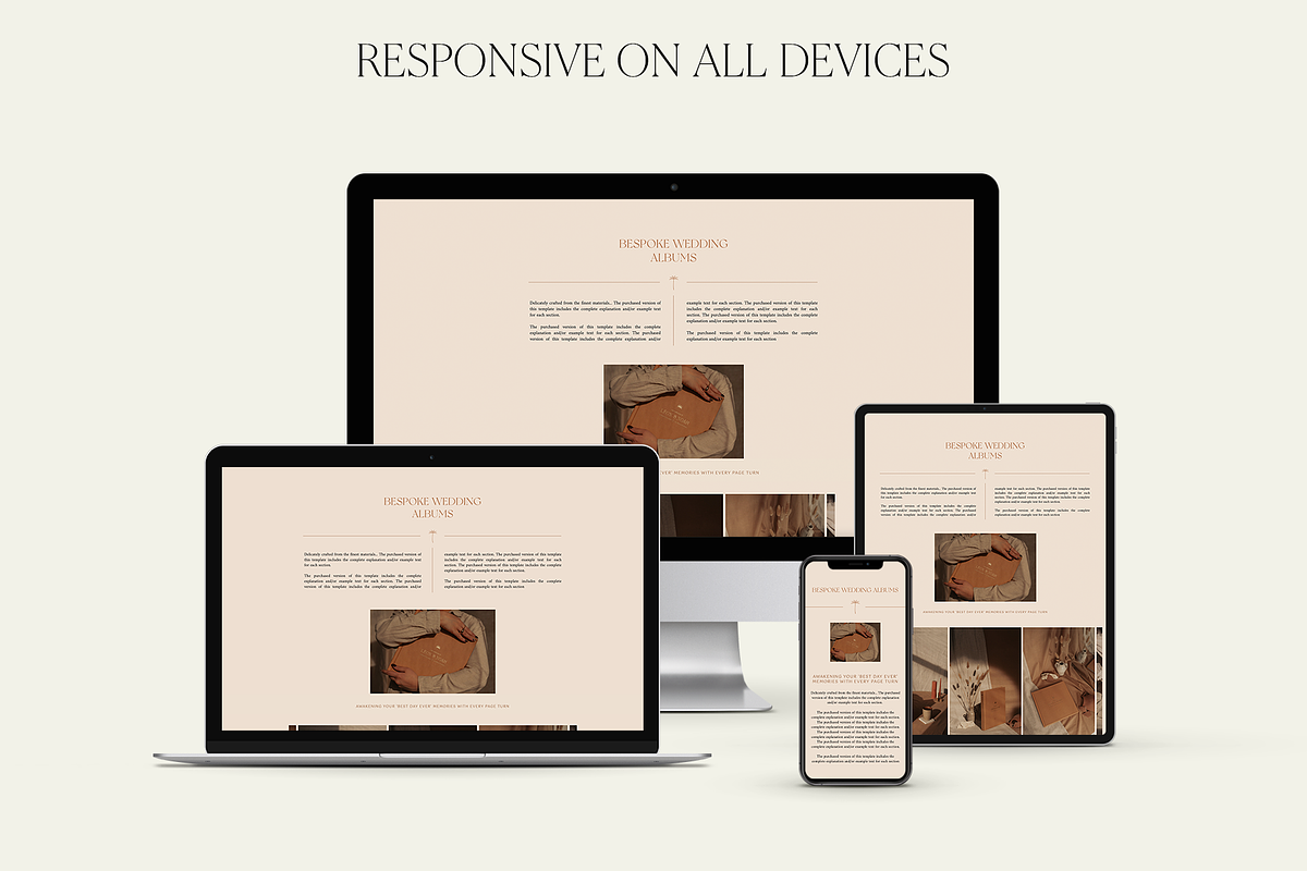 Dreamy | Album Guide Webpage, a Marketing Template by Studio Leelou (Photo 4 of 8)