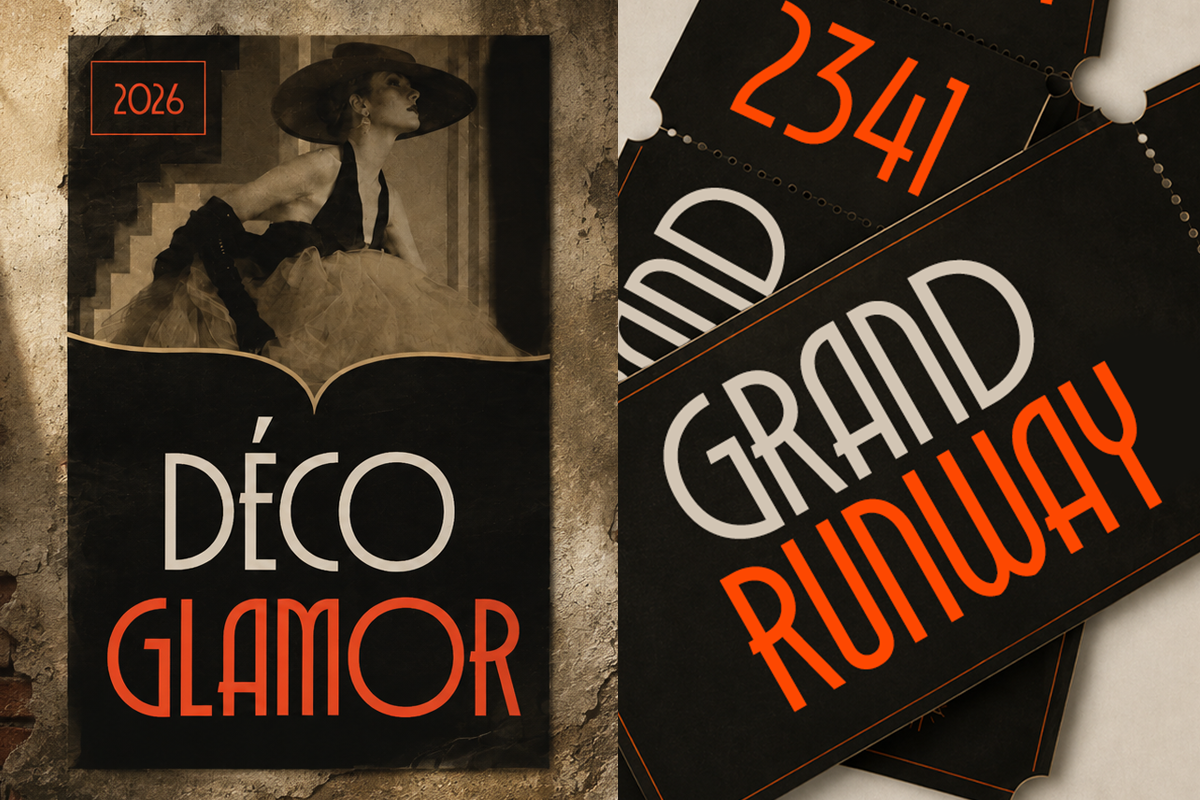 Astorisa - Art Deco Sans Serif Font, a Sans Serif Font by RagamKata (Photo 6 of 10)