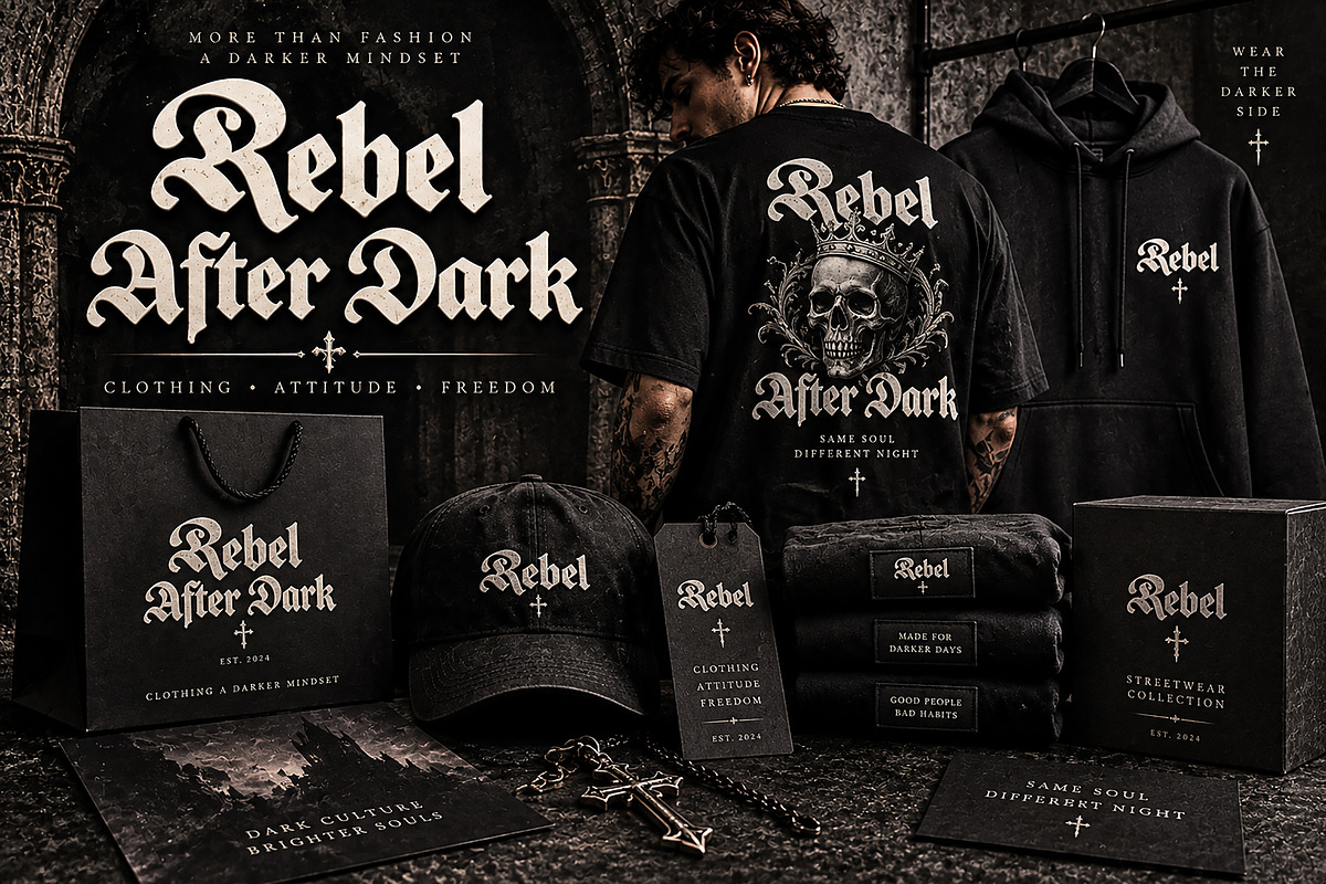 Dafforik, a Blackletter Font by Wow Magic (Photo 2 of 5)