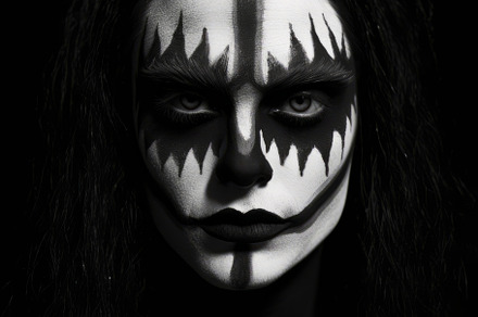 Lady In Corpse Paint