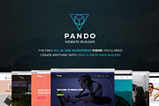 Pando Website Builder | WordPress, a WordPress Template by ThemeBear (Thumbnail 1 of 3)
