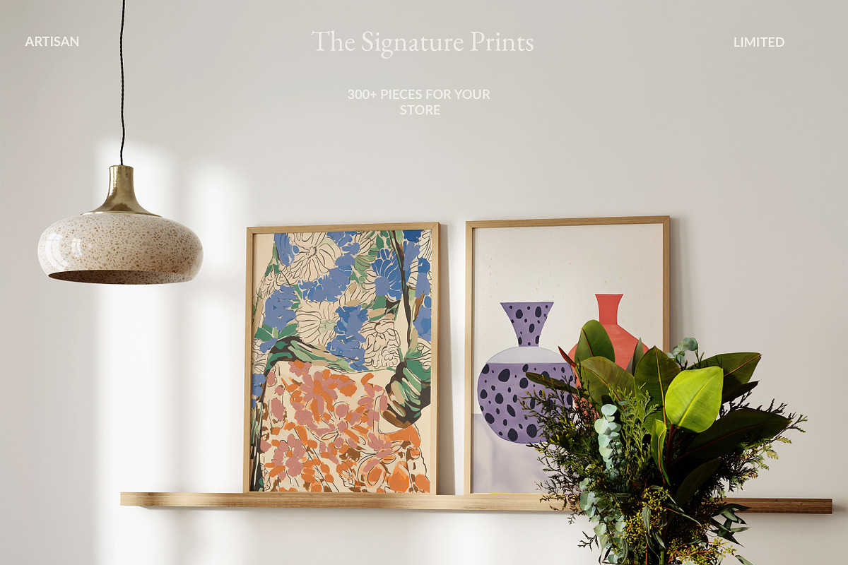 Contemporary Prints and Posters, a Background Graphic by Laras Wonderland (Photo 14 of 15)