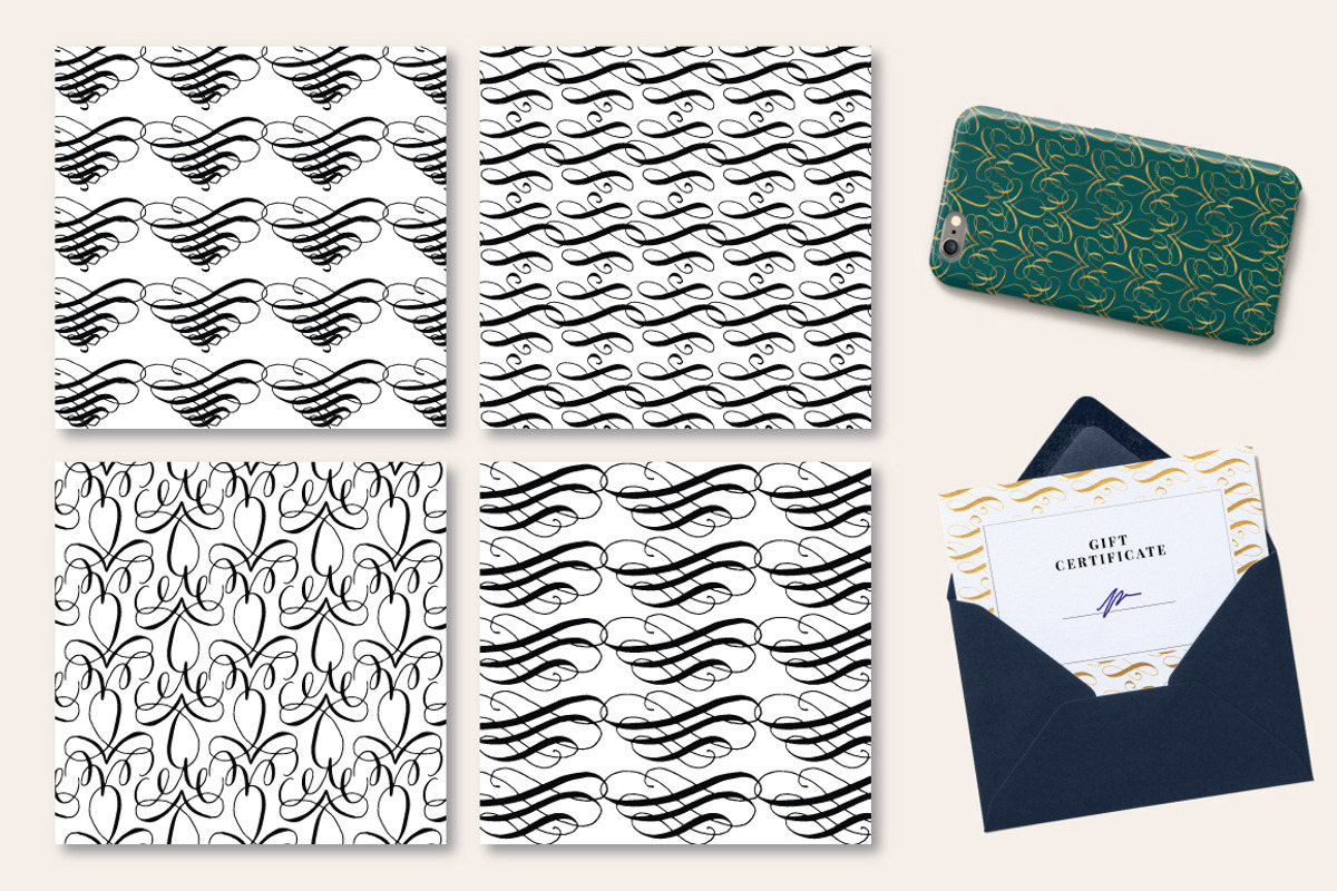 Delicate Collection. 40 Patterns, a Pattern Graphic by Type and ...