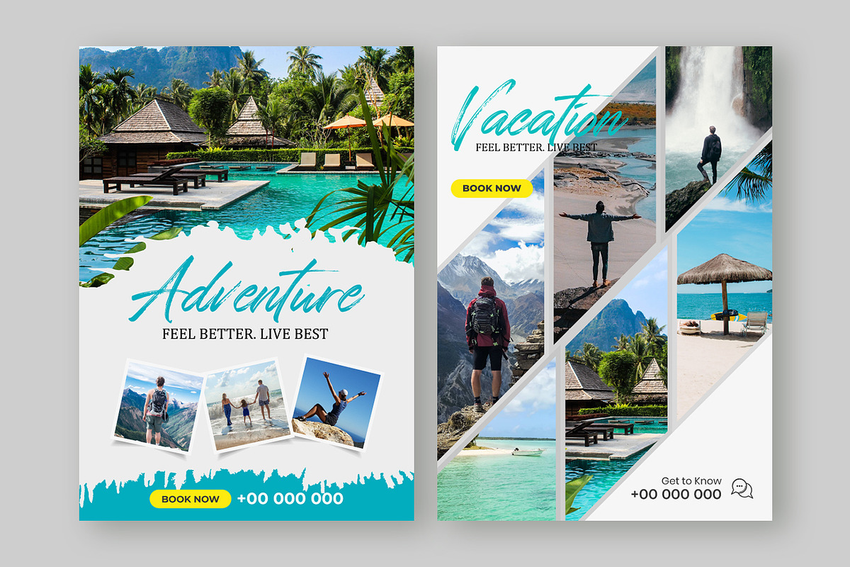 Travel Flyer Templates 13 Design, a Flyer Template by thefutive (Photo 4 of 7)