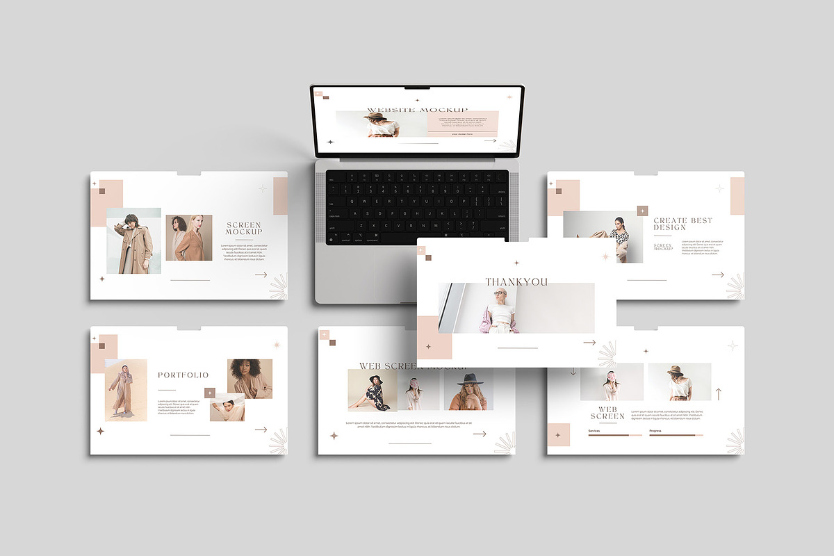 Laptop Screen Website Mockup, a Mac Mockup by graphicpages (Photo 14 of 16)