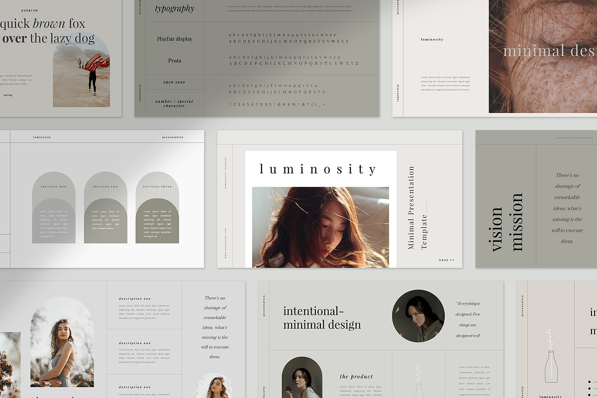 Luminosity - Powerpoint Template, a Presentation Template by kylyman