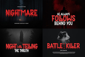 Spooky Bundle 17 Halloween Fonts