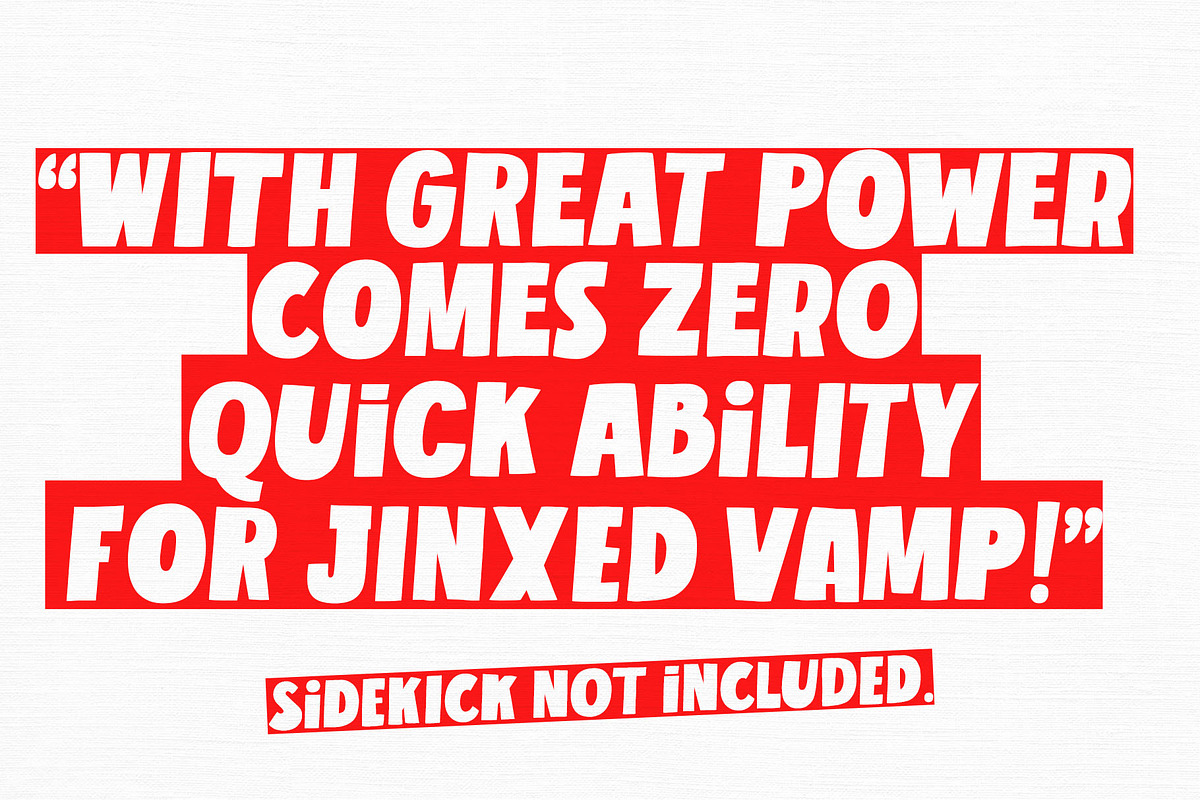 Sidekick Caps, a Handwritten Font by deadlock studio (Photo 4 of 9)