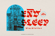 Blackther Typeface, a Blackletter Font by alit design (Thumbnail 10 of 20)