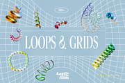 3D Loops & Grids, an Object Graphic by angelainthefields (Thumbnail 1 of 10)