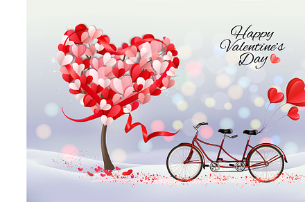 Valentine day background. Vector