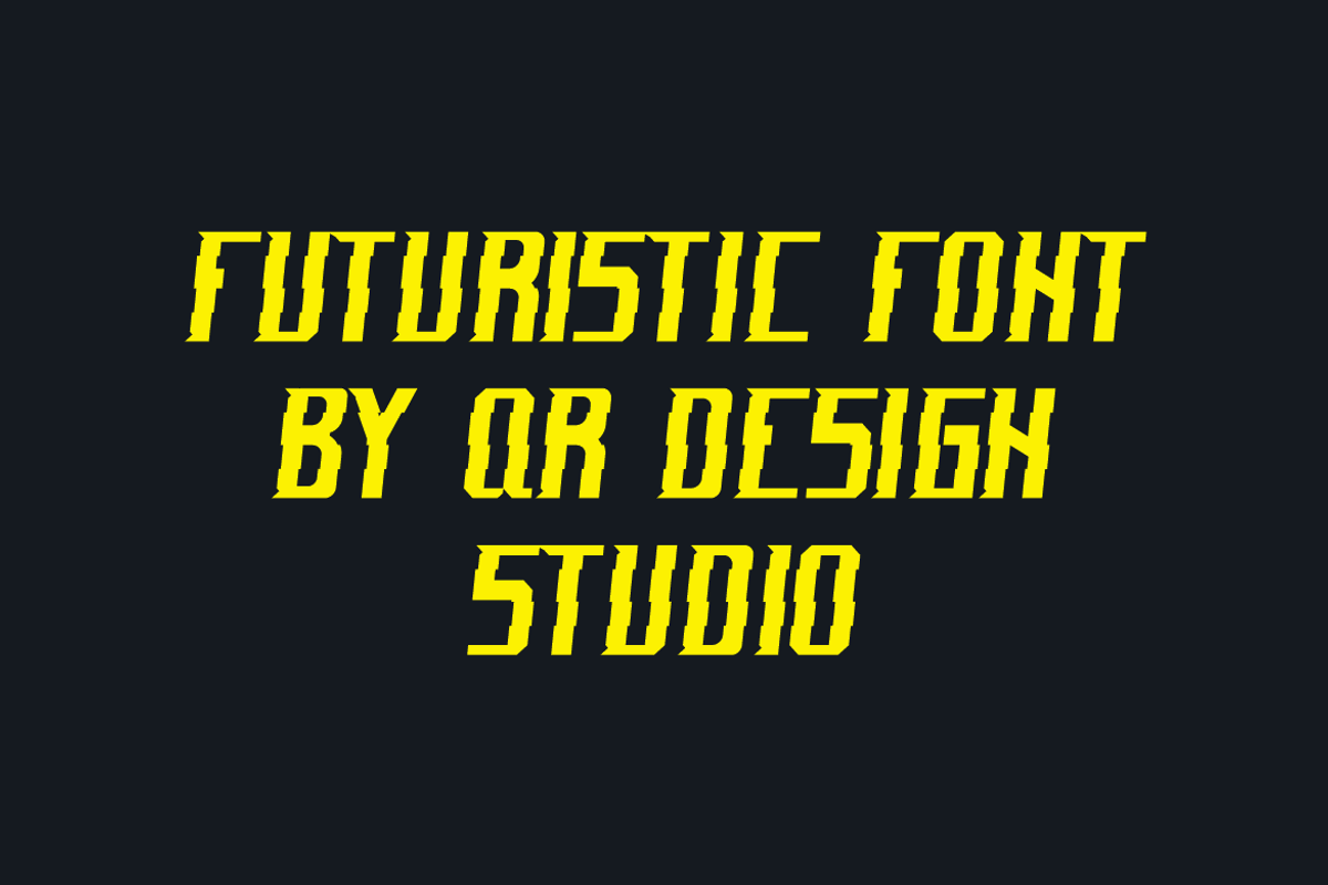 Glitch Blazing Font, a Blackletter Font by QR Design Studio (Photo 3 of 8)