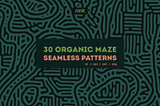 Organic Maze Seamless Patterns, a Pattern Graphic by dvtchk (Thumbnail 5 of 12)
