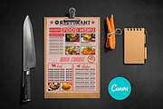 Canva FOOD MENU Template, a Flyer Template by iloveTemplate (Thumbnail 2 of 3)