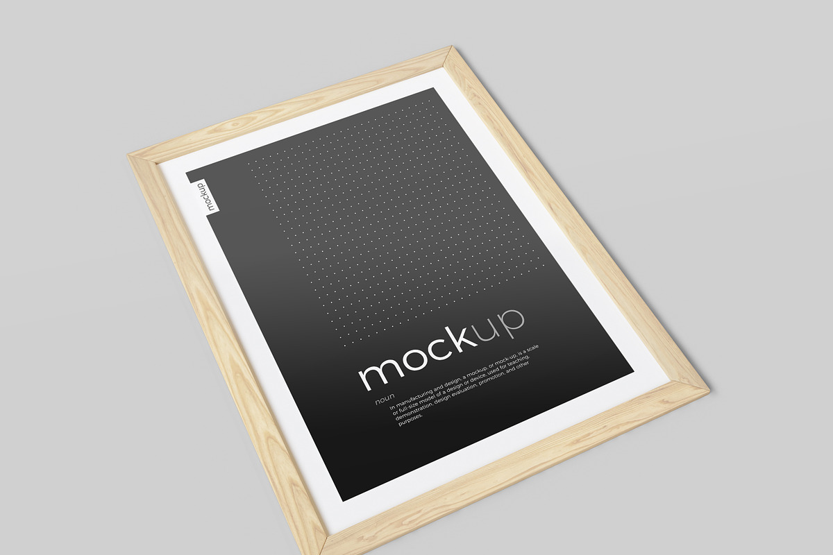 Framed Picture Mockup, a Print Template by KIPET (Photo 5 of 14)