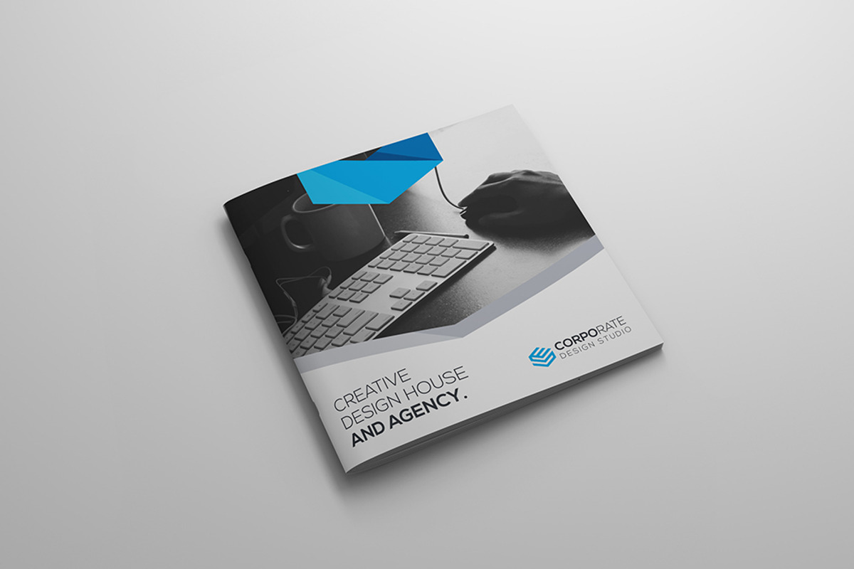 Pro_Square Bi-Fold Brochure, a Brochure Template by GenerousArt (Photo 1 of 11)