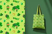 Leprechaun Parade Watercolor, a Seasonal Illustration by CreativeValuation (Thumbnail 5 of 11)