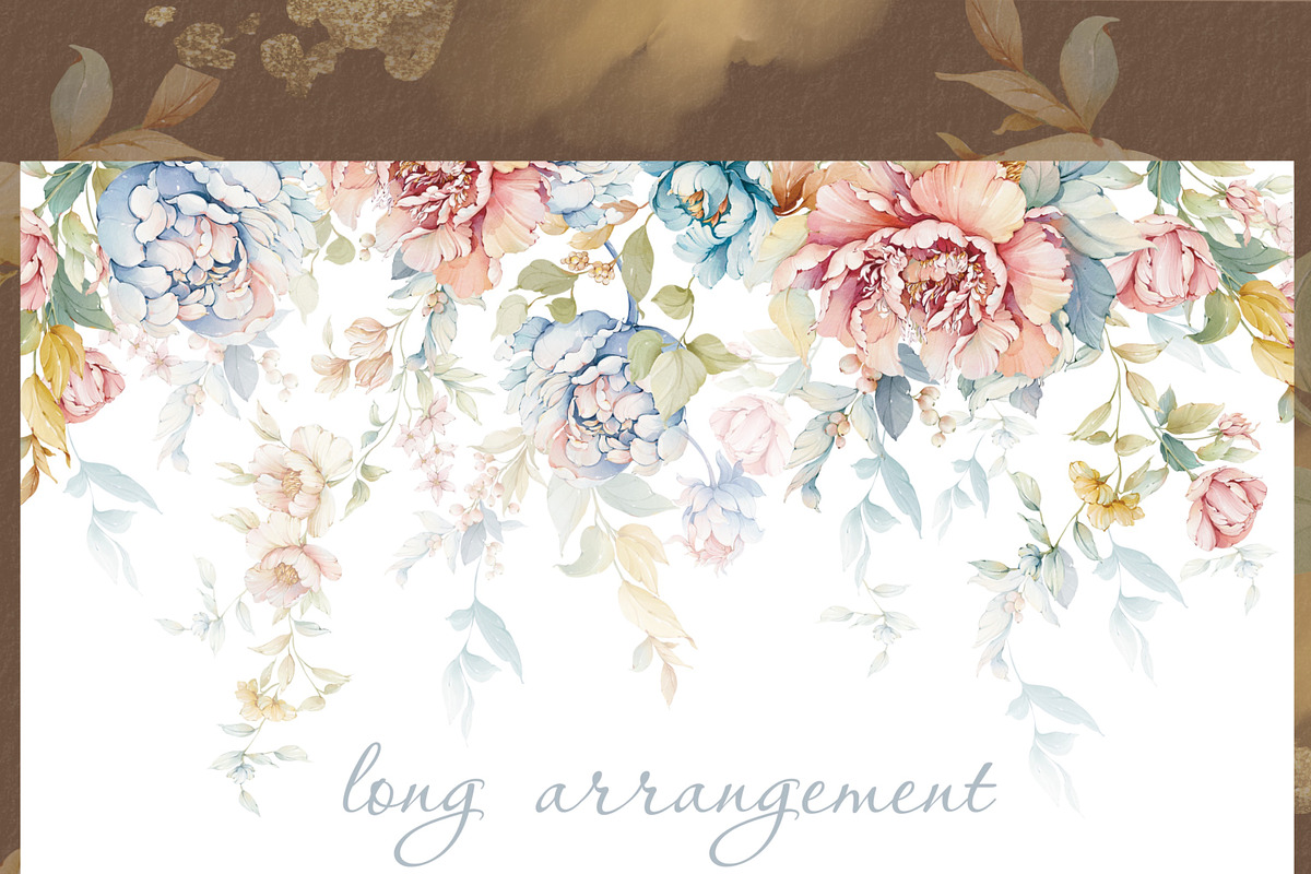 Watercolor flowers pink bloom set, a Decorative Illustration by Edith’s World (Photo 4 of 19)