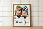 Valentine Latch Hook Animals Clipart, an Animal Illustration by RobertsArt (Thumbnail 4 of 6)