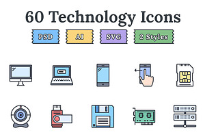 Technology – Epic landing page icons