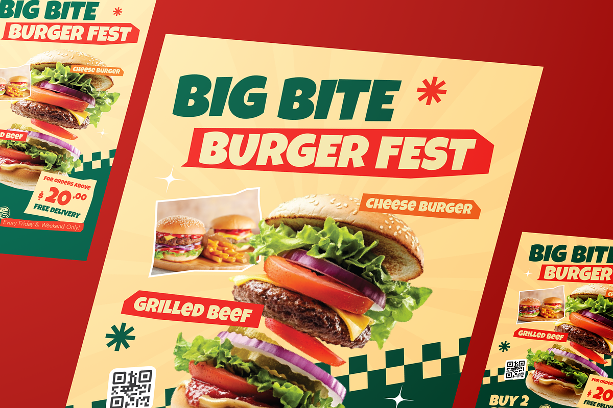 Food Promotion Flyer Set, a Flyer Template by Annora Studio (Photo 6 of 6)