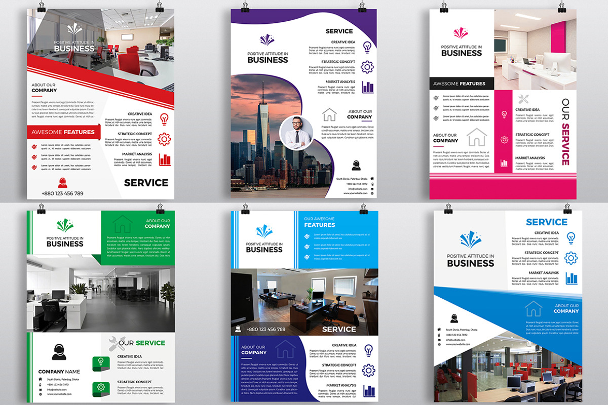 370+ Corporate Business Flyers, a Flyer Template by Imagine Design Studio (Photo 31 of 62)
