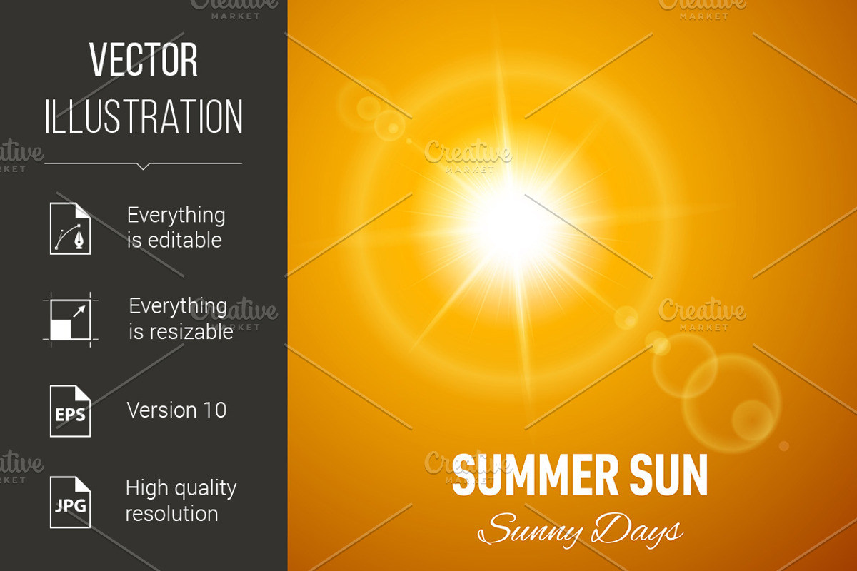 Sunny background, a Background Graphic by DvargShop