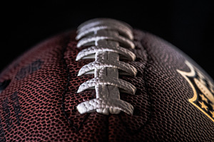 American football stock photograph