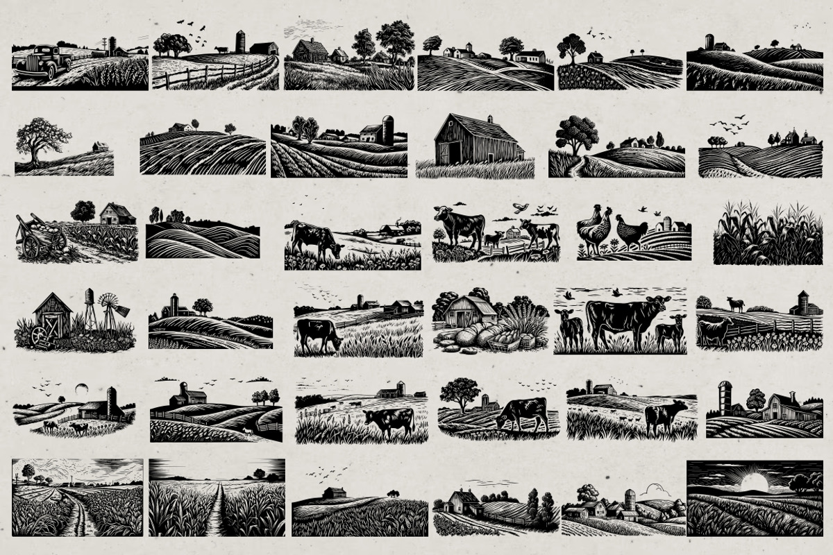 600 Farming illustrations, an Illustration by Nocturnal Wolf (Photo 14 of 23)