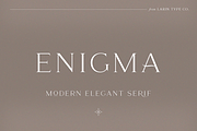 Enigma, a Serif Font by Larin Type Co. (Thumbnail 1 of 16)