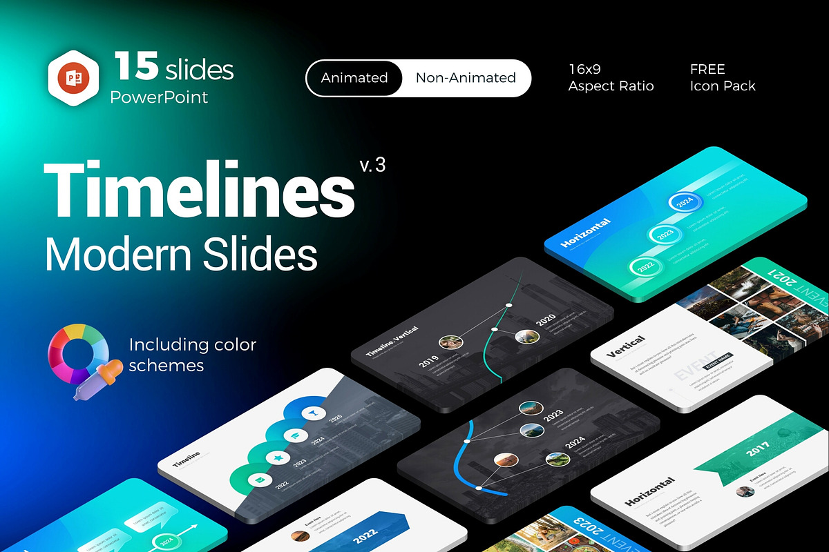 Timeline Infographics PowerPoint, a Presentation Template by Presentation Templates (Photo 1 of 16)