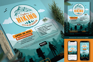 Hiking Flyer Set